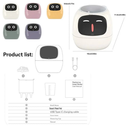 Robot Guidance Smart Plant Pot Interaction Automatic Water