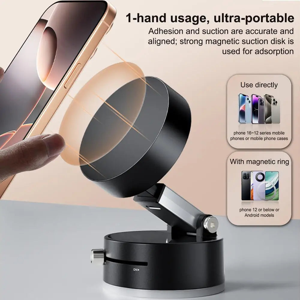 Magnetic & Suction Phone Mount