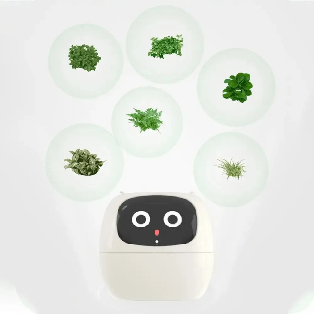 Robot Guidance Smart Plant Pot Interaction Automatic Water