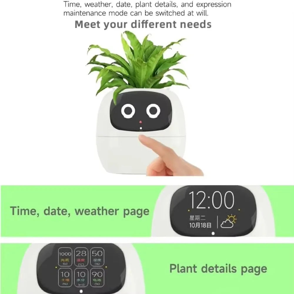 Robot Guidance Smart Plant Pot Interaction Automatic Water